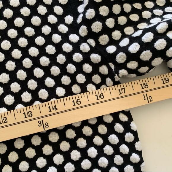 Divided Polka Dot Zip Down Sweater - Picture 10 of 10